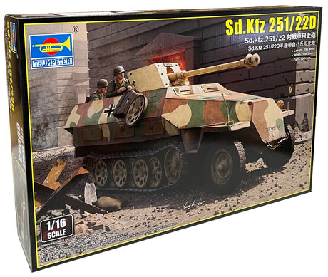 Trumpeter Tysk Sd.Kfz 251/22D half track - 1:16