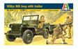 Italeri Willys MB Jeep with Trailer - 1:35