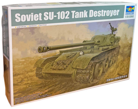 Trumpeter russisk SU-102 Tank Destroyer - 1:35