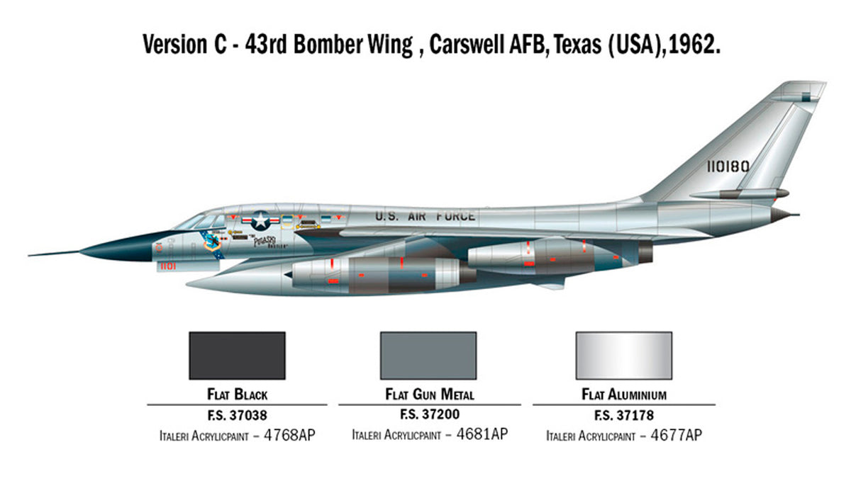 Italeri 1:72 B 58 Hustler - Modelfly
