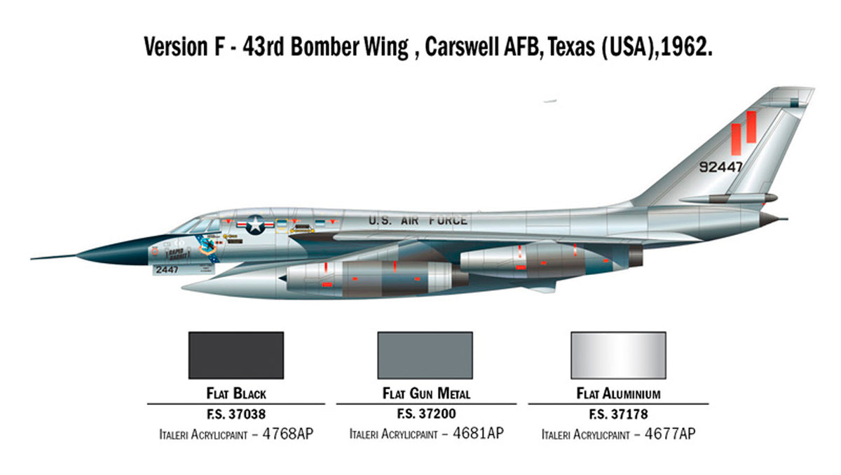 Italeri 1:72 B 58 Hustler - Modelfly