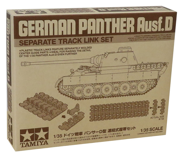 Tamiya German Tank Panther Type D track link set - Tilbehør
