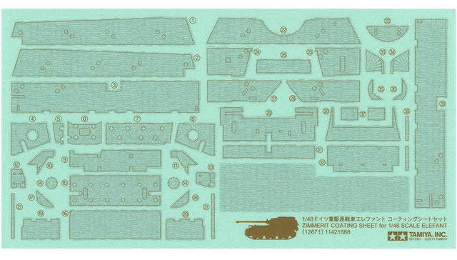 Tamiya Elefant Zimmerit coatin - Tilbehør