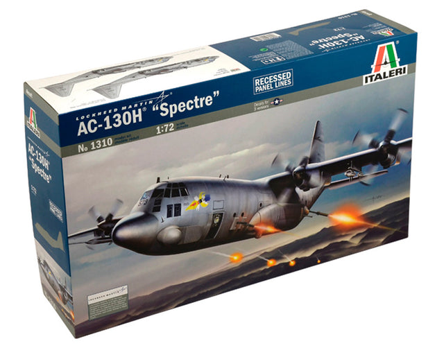 Italeri 1:72 AC-130H Spectre - Modelfly