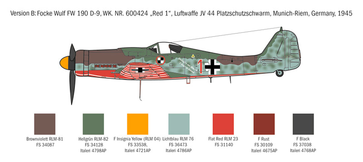 Italeri FW190 D-9 - 1:72