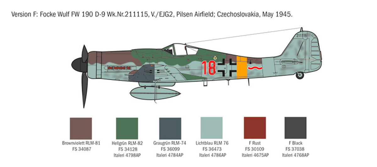 Italeri FW190 D-9 - 1:72