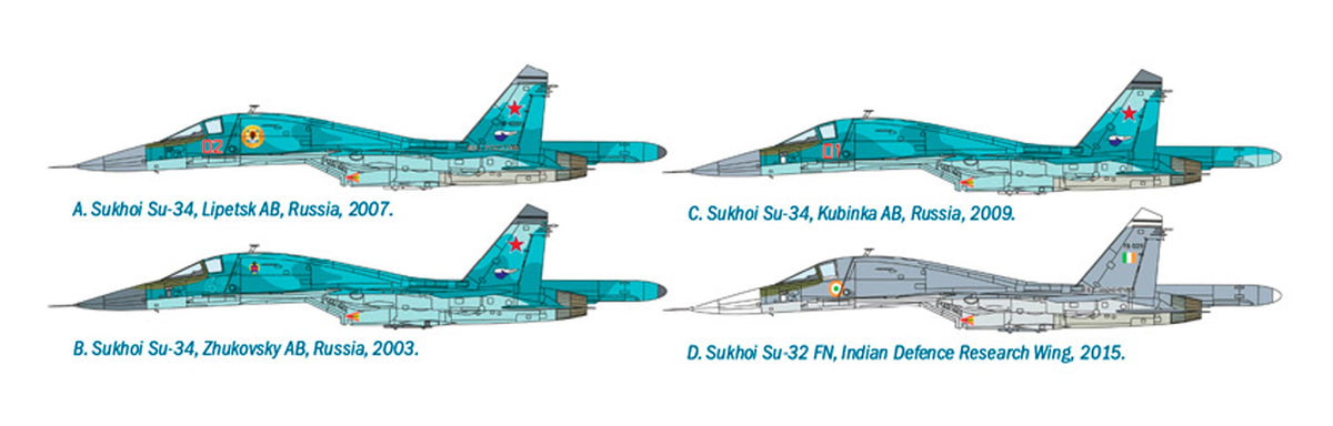 Italeri Sukhoi Su-34 / Su-32 FN 1:72