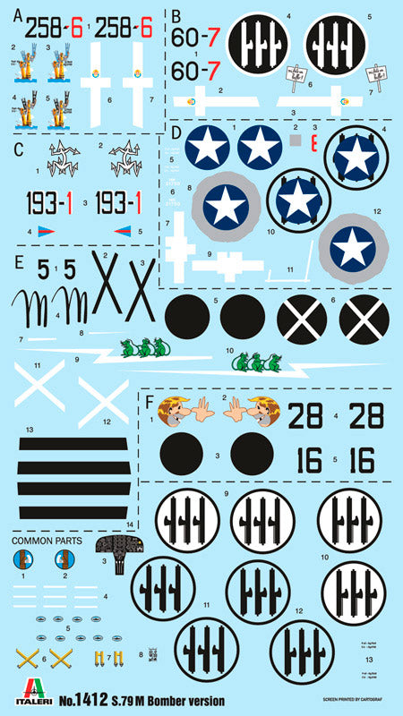 Italeri 1:72 S.79 Sparviero Bomber version - Modelfly