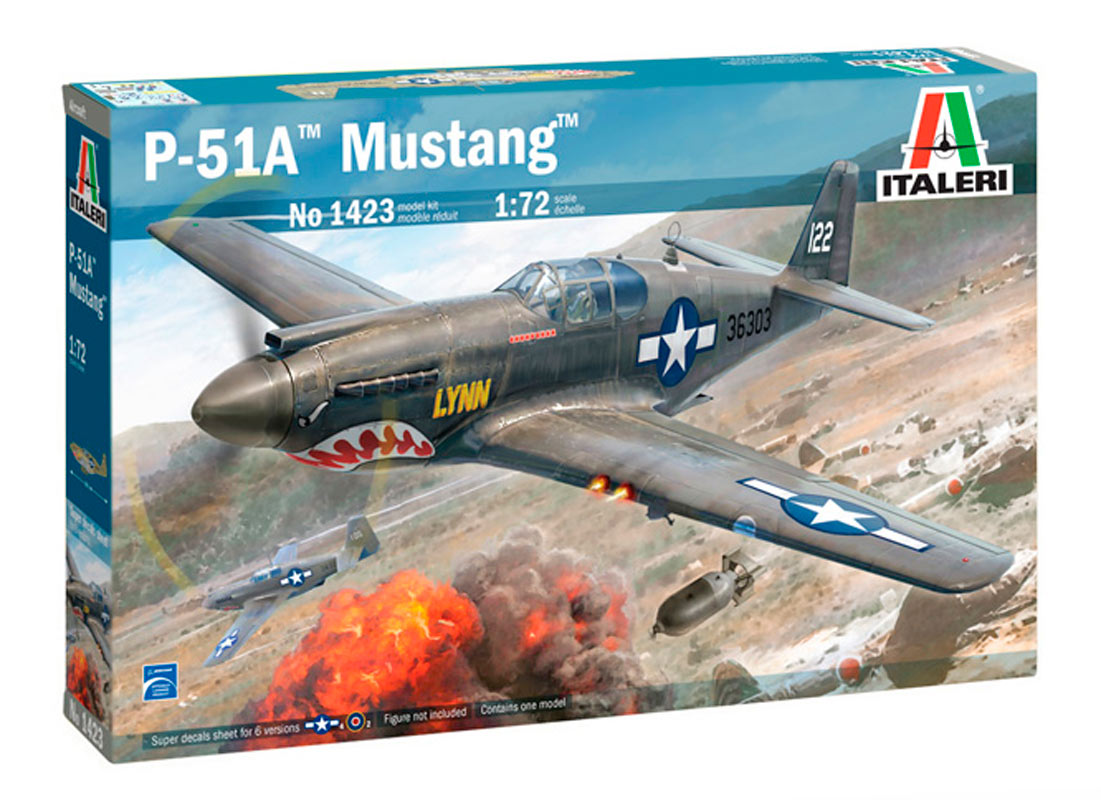 Italeri 1:72 P-51A Mustang - Modelfly