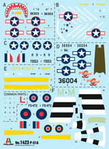 Italeri 1:72 P-51A Mustang - Modelfly