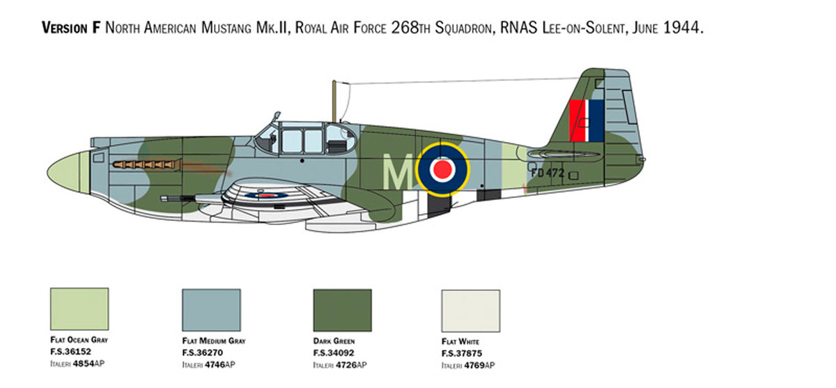 Italeri 1:72 P-51A Mustang - Modelfly