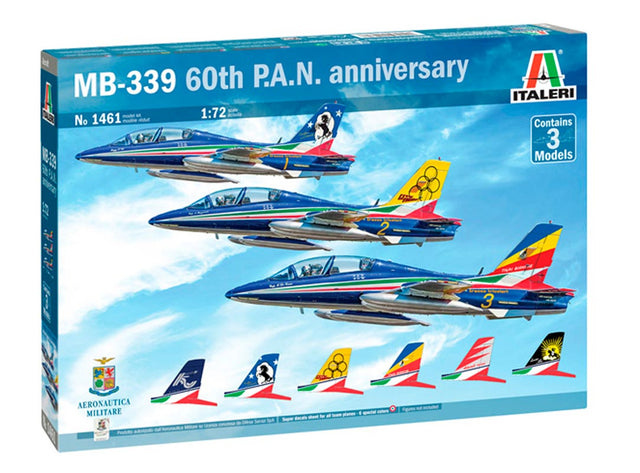 Italeri 1:72 Aermacchi MB-339 60 års jubilæum - Modelfly