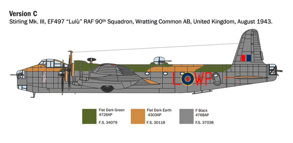 Italeri 1:72 Stirling Mk. III - Modelfly