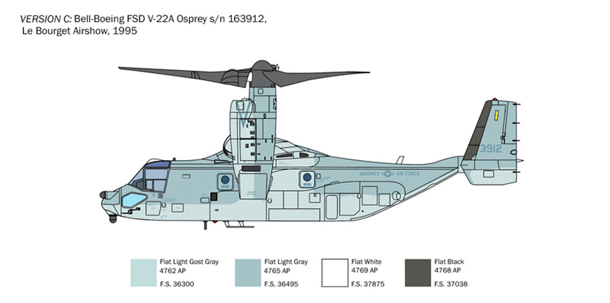 Italeri 1:72 V-22A Osprey - Modelfly