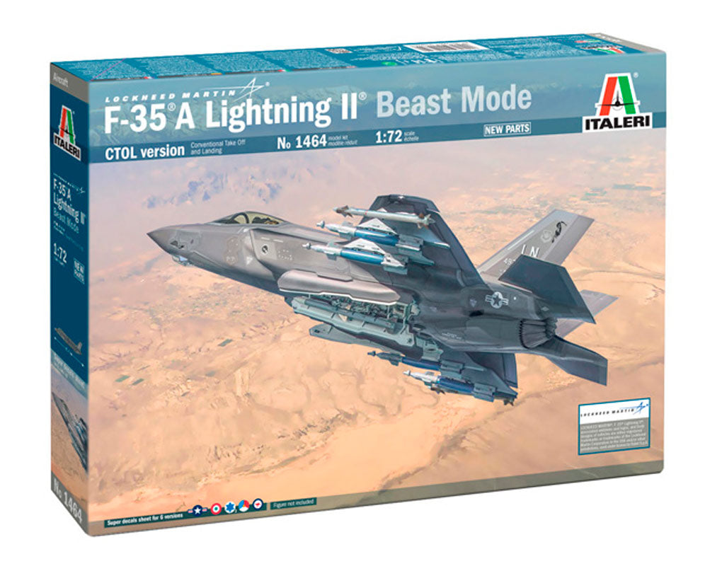 Italeri 1:72 Lockhead Martin F35A (Beast Mode) - Modelfly