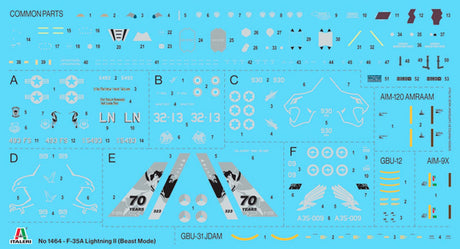 Italeri 1:72 Lockhead Martin F35A (Beast Mode) - Modelfly