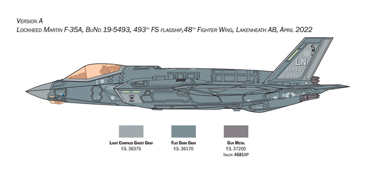 Italeri 1:72 Lockhead Martin F35A (Beast Mode) - Modelfly