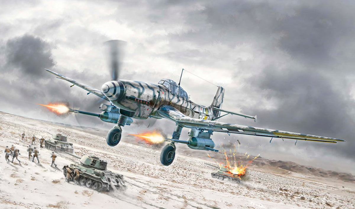 Italeri 1:72 Ju 87 G-2 Kanonenvogel - Modelfly