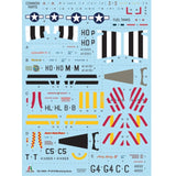 Italeri 1:72 P-51D Mustang Aces - 1/72 Modelfly