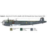 Italeri 1:72 Donier DO-217 K1/K2 with Fritz-X guided bombs - 1/72 Modelfly