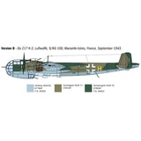 Italeri 1:72 Donier DO-217 K1/K2 with Fritz-X guided bombs - 1/72 Modelfly