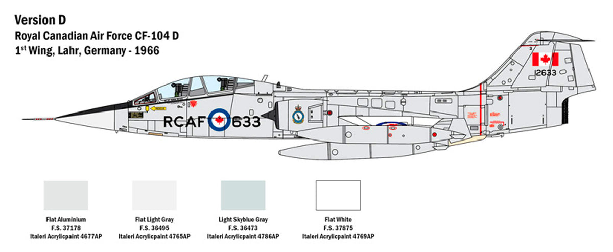 Italeri TF-104 G Starfighter - 1:32
