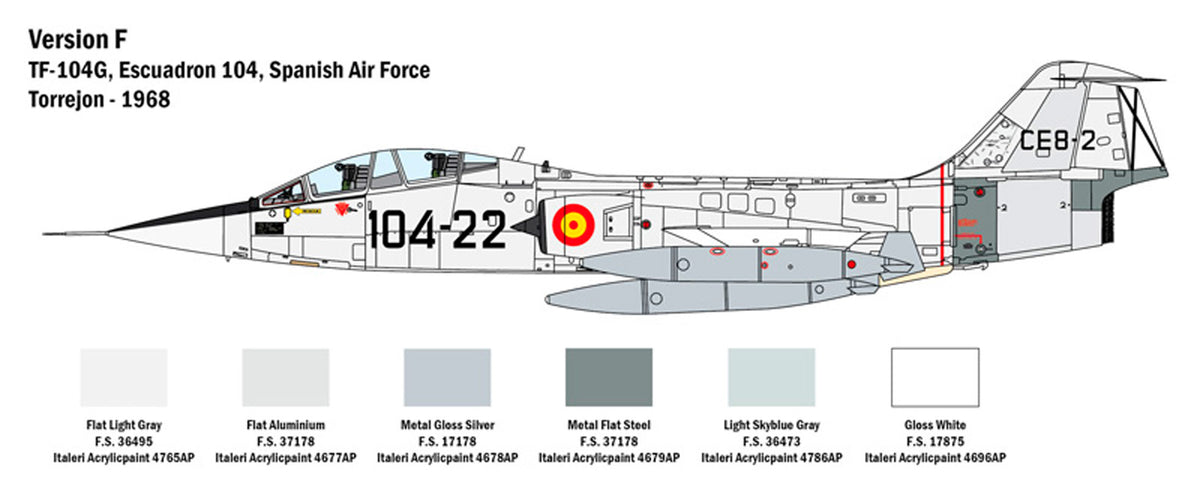 Italeri TF-104 G Starfighter - 1:32