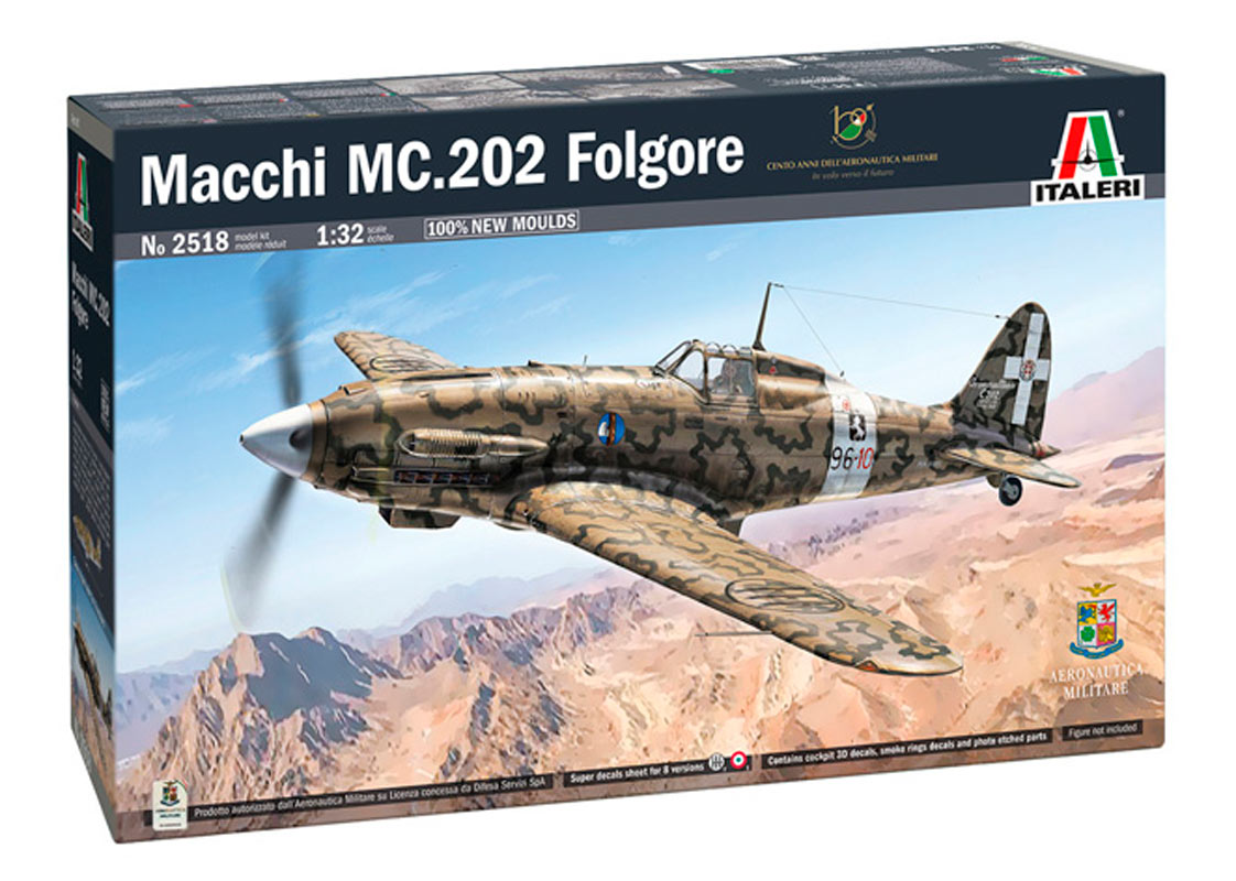 Italeri 1:32 Macchi MC.202 Folgore - Modelfly