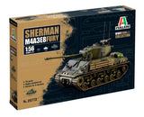 Italeri 1:56 M4A3E8 Sherman Fury - Modelkampvogn