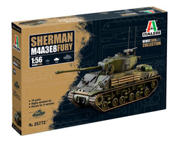 Italeri 1:56 M4A3E8 Sherman Fury - Modelkampvogn