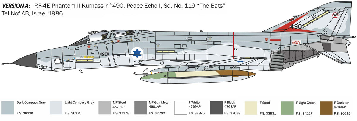 Italeri 1:48 RF-4E Phantom II - Modelfly
