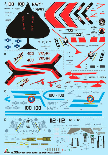 Italeri 1:48 F/A-18F Super Hornet U.S. Navy Special Colors - Modelfly