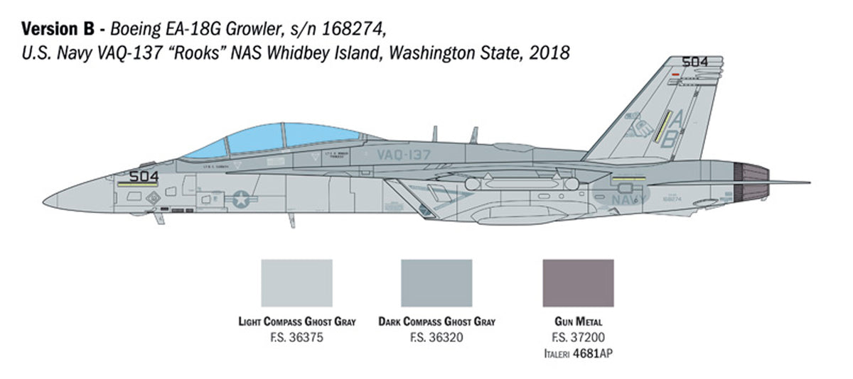 Italeri 1:48 E/A-18G Growler - Modelfly