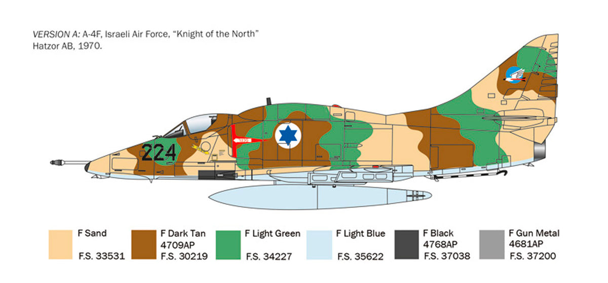 Italeri 1:48 A-4 E/F/G Skyhawk - Modelfly