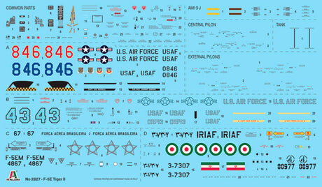 Italeri 1:48 F-5E Tiger II - Modelfly