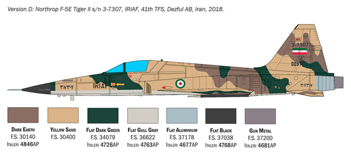 Italeri 1:48 F-5E Tiger II - Modelfly
