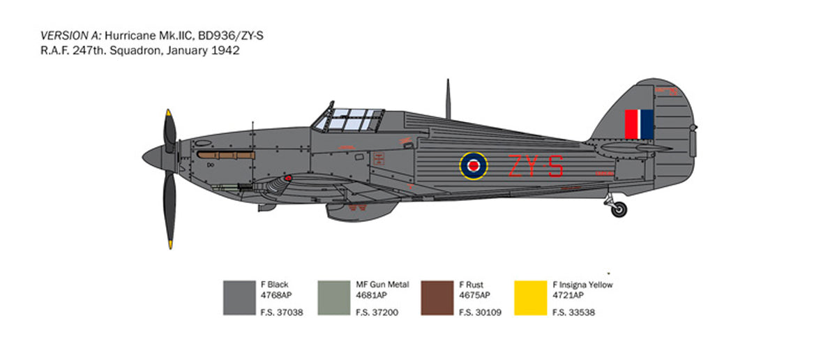 Italeri 1:48 Hurricane Mk. IIC - Modelfly