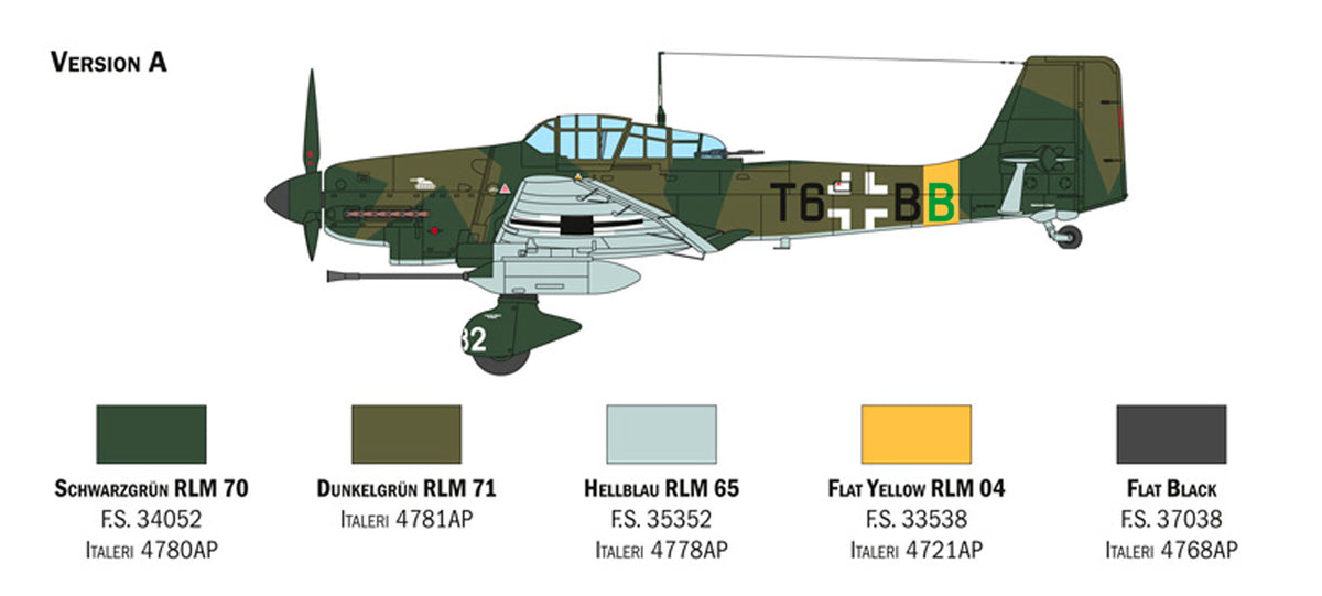 Italeri 1:48 Ju 87 G-1 Stuka Kanonenvogel - Modelfly