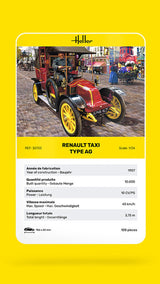 Heller Renault Taxi type AG - Modelbil 1:24