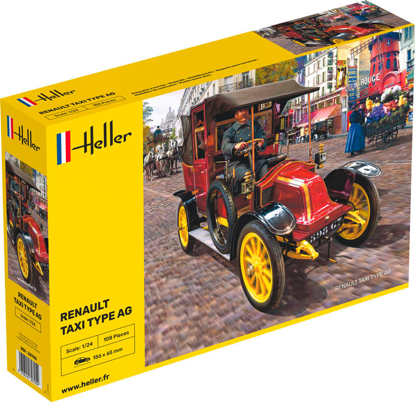 Heller Renault Taxi type AG - Modelbil 1:24