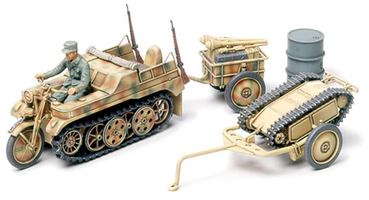 Tamiya Kettenkraftrad m. Goliath - Militærkøretøj