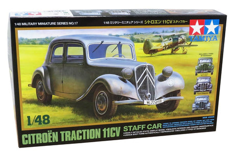 Tamiya Citroen Traction 11CV staff car - Modelbil
