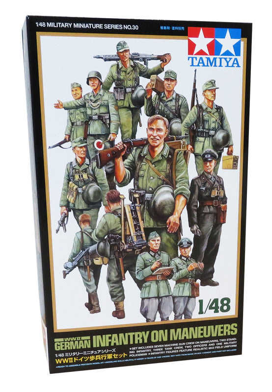 Tamiya German infantry on maneuvers sæt - Modelfigur