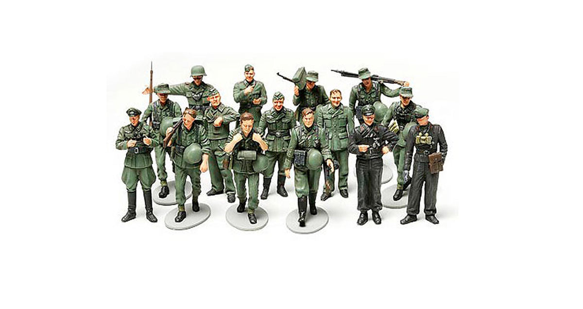 Tamiya German infantry on maneuvers sæt - Modelfigur