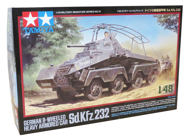 Tamiya German 8-wheeled heavy armored car Sd.Kfz.232 - Modelkampvogn