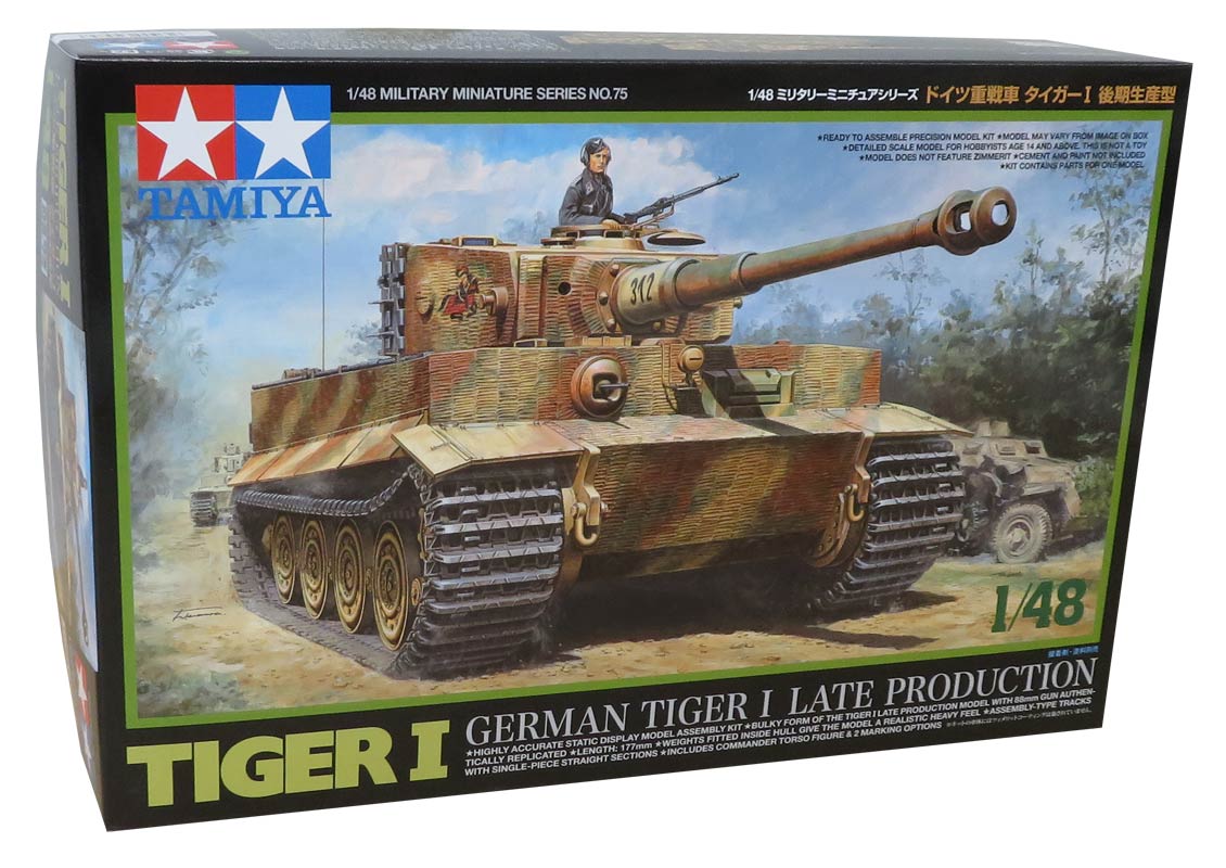 Tamiya German heavy tank Tiger I - Modelkampvogn