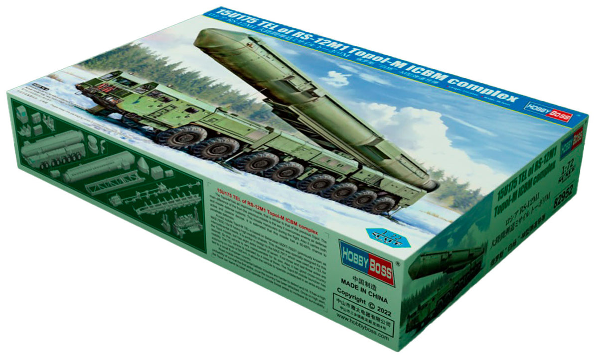 Hobby Boss 15U175 TEL of RS-12M1 Topol-M ICBM 1:72