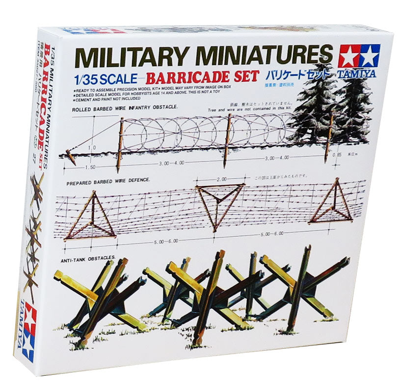 Tamiya pigtrådsbarrikade sæt