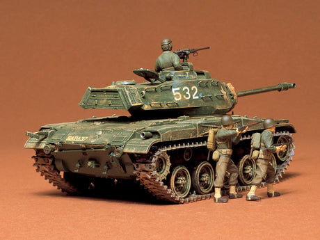 Tamiya US tank M41 walker bulldog - Modelkampvogn