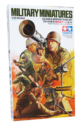 Tamiya US kanon/mortergruppe modelfigurer